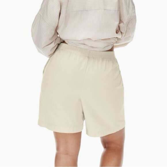 Aritzia Wilfred Free Nova 7" Boxer Shorts High Rise waist  Linen Cotton Size XS - Picture 14 of 15